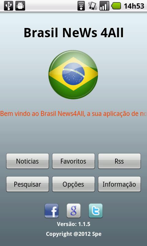 Android application Brazil NeWs 4 All Pro screenshort