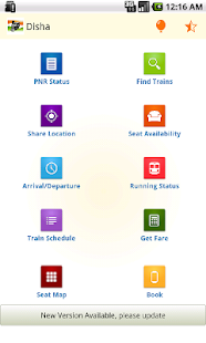 Indian Train Info App - Disha Screenshots 1