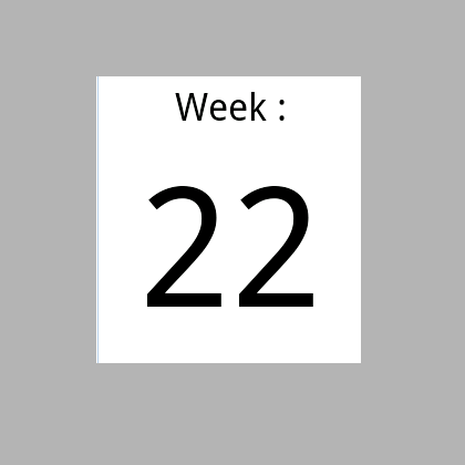 weeknumber