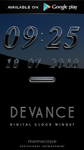 DEVANCE Designer Clock Widget Screenshots 4