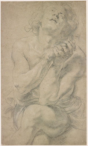 Seated Male Youth (Study for Daniel)