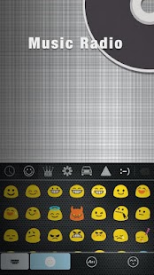 Download MusicRadio Theme EmojiKeyboard APK for PC