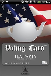 Free Download Voting Card Tea Party Politics APK for PC