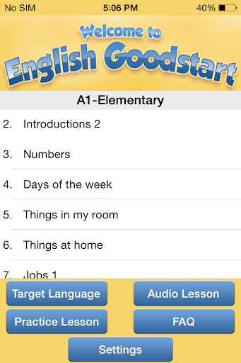 【免費教育App】English GoodStart Free-APP點子