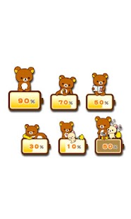 Rilakkuma Battery Widget 4