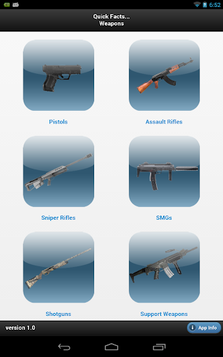 Quick Facts - Weapons