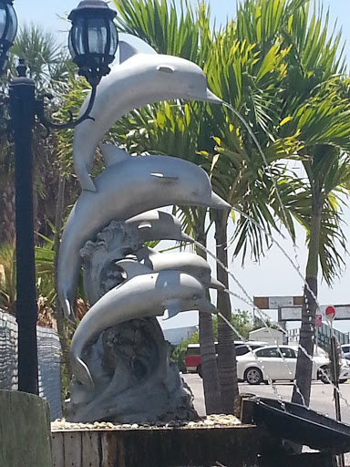 Dolphin Family Fountain