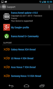 franco.Kernel updater v10.1