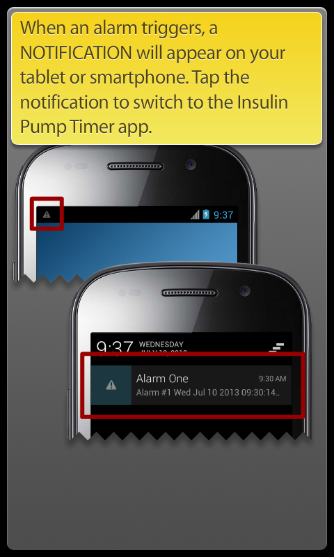 GoVenture Insulin Pump Timer Screen 3
