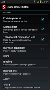 Swipe Home Button - screenshot thumbnail