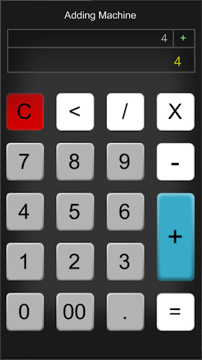 Adding Machine Calculator