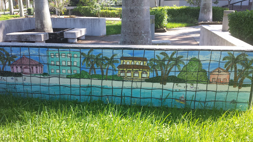 Hotels Mural on the Beach Wall