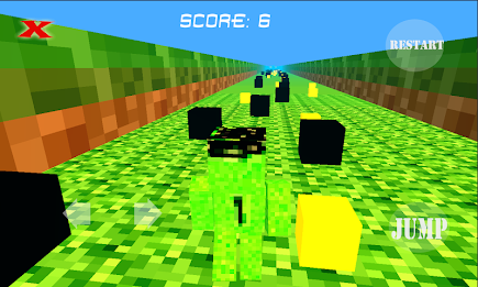 Pixel Running 3D poster 22