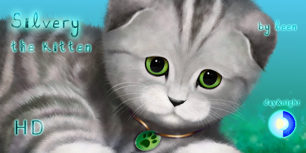 Silvery the Kitten HD LWP - screenshot thumbnail