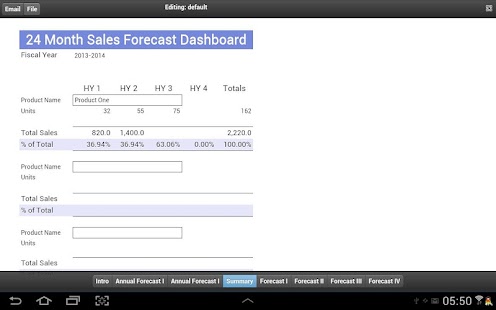 Free 24 Months Sales Forecast APK for PC