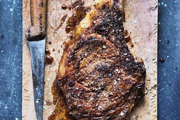Salt and Pepper Rib Eye Steak