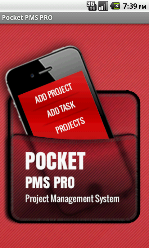 Android application Project Management System PRO screenshort