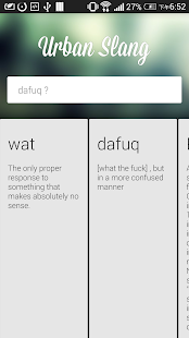 Urban Slang Dictionary