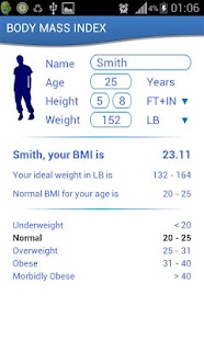 Free Health Calculator - BMI & WTH APK for Android