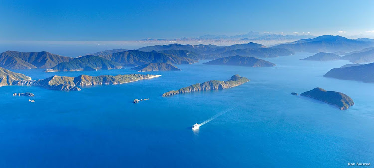 Maori legend says that the spectacular Marlborough Sounds were formed when Kupe, a Polynesian demi-god, chased and caught a giant octopus. His struggles with the creature gouged out the many waterways, bays and coves. Today the area is a safe home for rare birds, dolphins, penguins and fur seals.