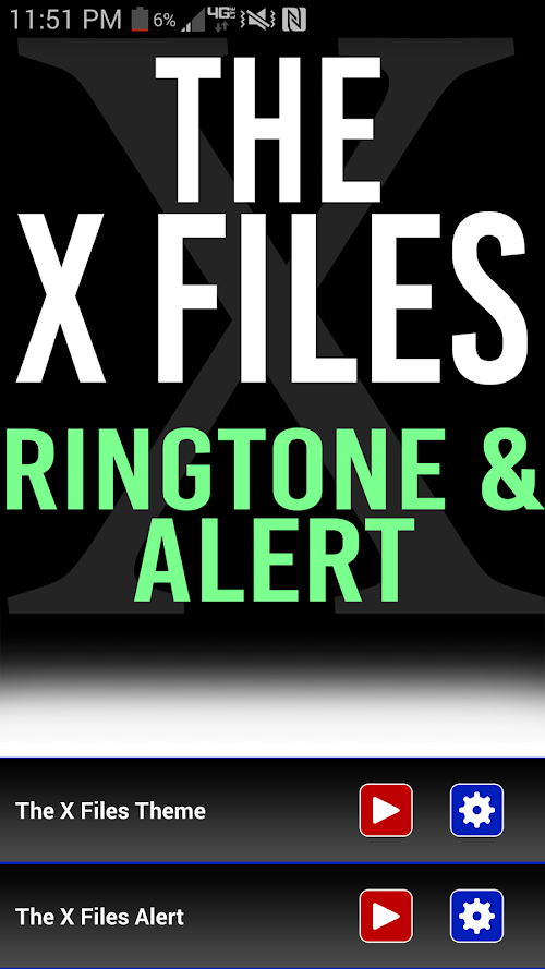 Android application The X-Files Theme Ringtone screenshort