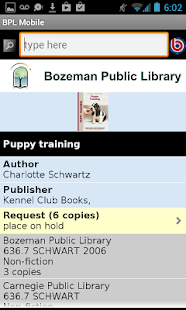 Free Bozeman Public Library APK