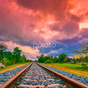 Railroad by Siha Sao - Landscapes Weather