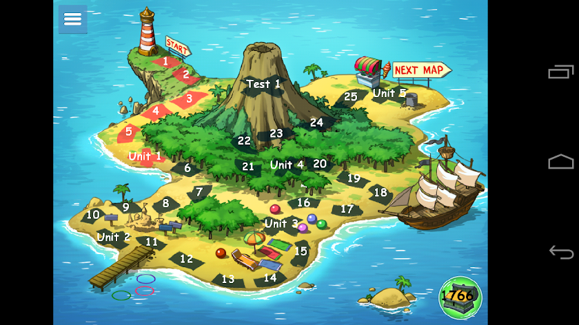 Reading Island Adventures Map1 Screen 2
