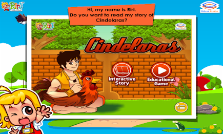 Cindelaras kids story book poster 1