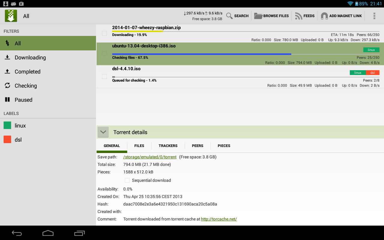 tTorrent Pro - Torrent Client v1.4.0 APK indir