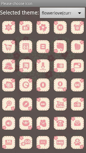 Flowerlove Theme GO LauncherEX