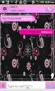 How to install GO SMS THEME/PinkDaisy4U patch 1.1 apk for bluestacks
