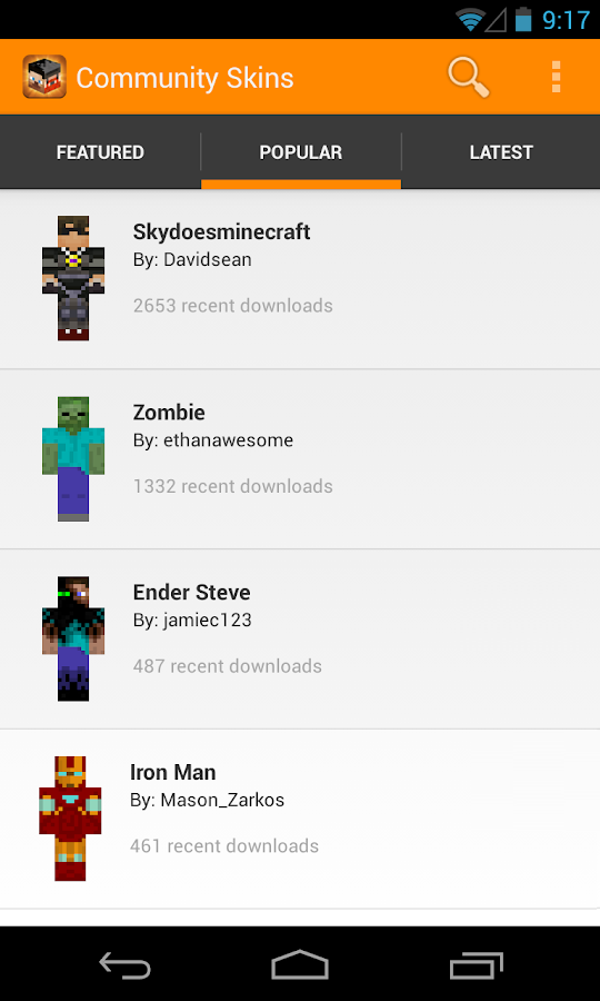   Minecraft Skin Studio: captura de tela 