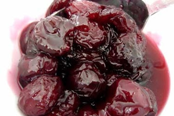 Quick Candied Cherries