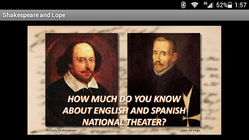 Shakespeare and Lope