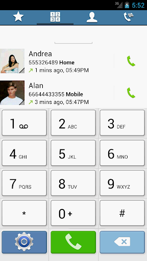 Swipe Dialer GS4 Light Theme