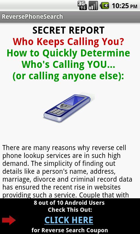 Get free address telephone lookup