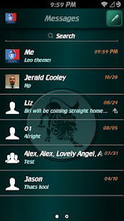 Leo Theme for GO SMS Screenshots 7