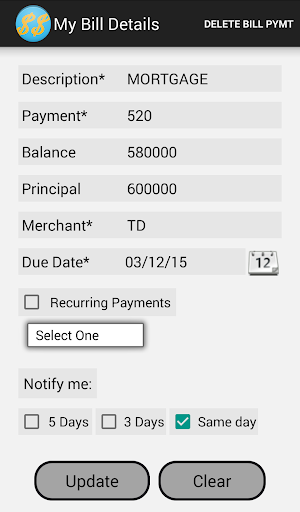 【免費財經App】My Bill Payment Reminder-APP點子