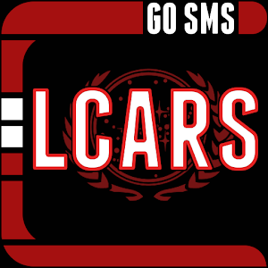 LCARS DISPLAY RED for GO SMS