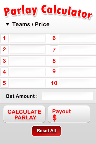 parlay calculator - 3