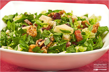 Chopped Salad with Roasted Root Vegetables and Bacon