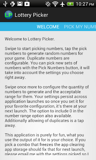 Lottery Picker