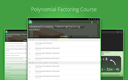 Polynomial Factoring Course poster 4