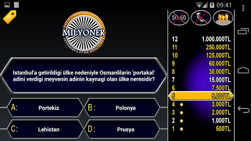 【免費益智App】Kim Milyoner Olmak İster ?-APP點子