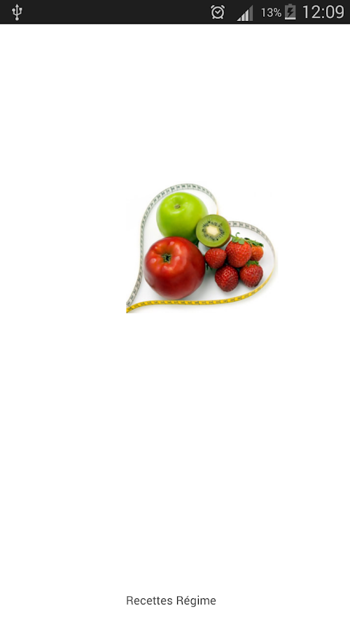 Android application Recettes Régime screenshort