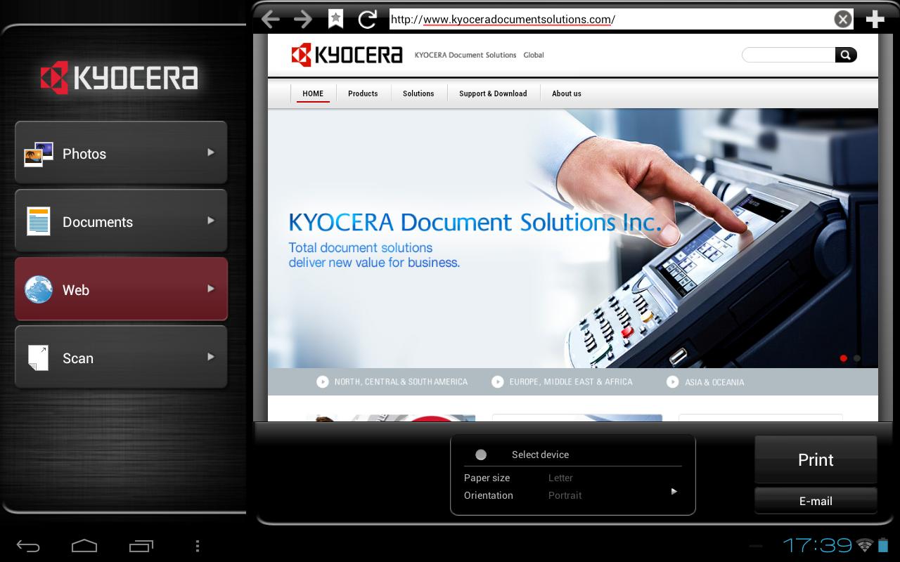 KYOCERA Mobile Print Android Apps on Google Play