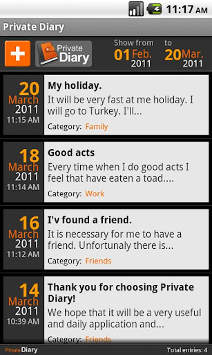 Private DIARY Free