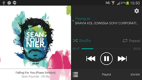 Tosster Cast DLNA UPNP Player - screenshot thumbnail