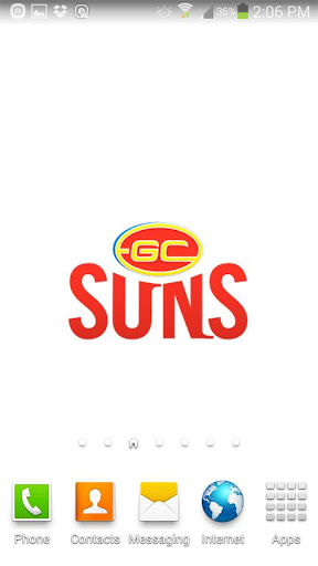 Gold Coast SUNS Spinning Logo